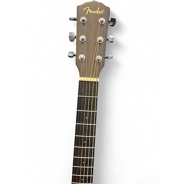 Used Fender CD100 Left Handed Natural Acoustic Guitar
