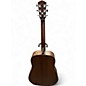 Used Fender CD100 Left Handed Natural Acoustic Guitar