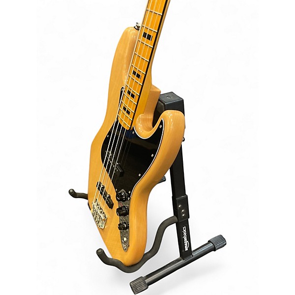 Used Squier Classic Vibe 70s Jazz Bass Natural Electric Bass Guitar