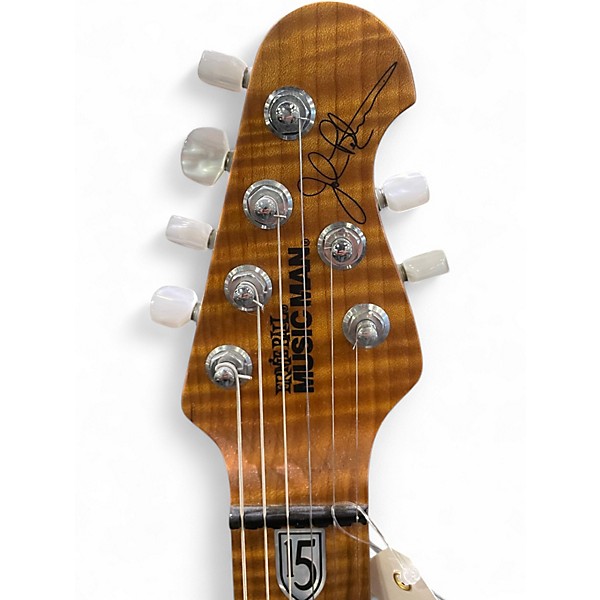 Used 2019 Ernie Ball Music Man JP15 John Petrucci Signature BFR PURPLE SUNSET Solid Body Electric Guitar