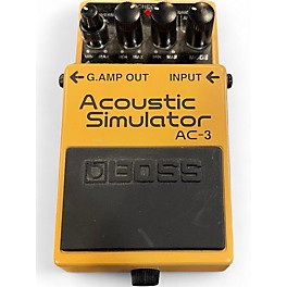 Used BOSS AC3 Acoustic Simulator Effect Pedal