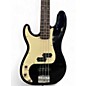 Used Squier Precision Bass Black Electric Bass Guitar