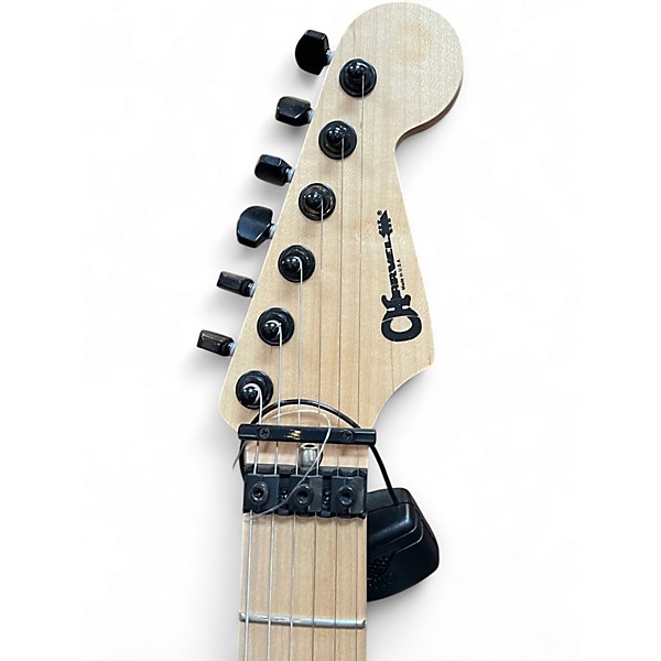 Used 2023 Charvel CUSTOM SELECT SD1 HSS Black Solid Body Electric Guitar