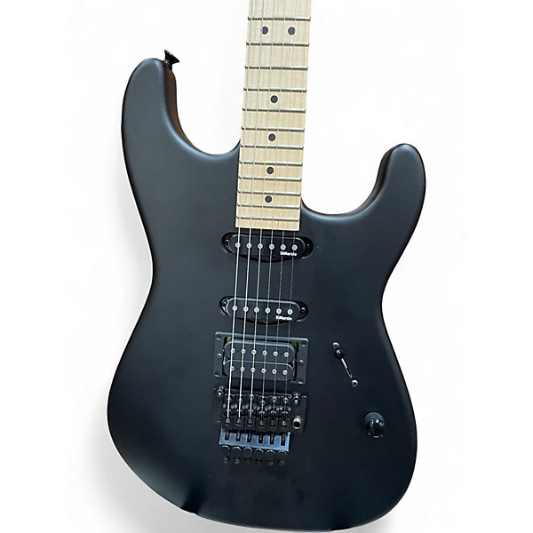 Used 2023 Charvel CUSTOM SELECT SD1 HSS Black Solid Body Electric Guitar