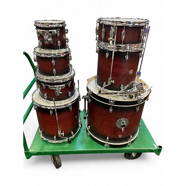 Used Gretsch 7 Piece CATALINA MAPLE RED Drum Kit