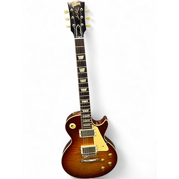 Used 2022 Gibson Chicago Music Exchange 59 LP Standard 2 Tone Sunburst QM Solid Body Electric Guitar