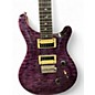 Used 2010s PRS SE Custom 24 Trans Purple Solid Body Electric Guitar