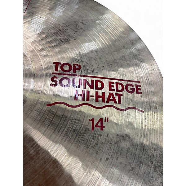Used Paiste 14in Sound Edge Hi Hat Top Cymbal