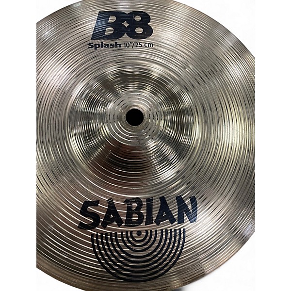 Used SABIAN 10in B8 Splash Cymbal