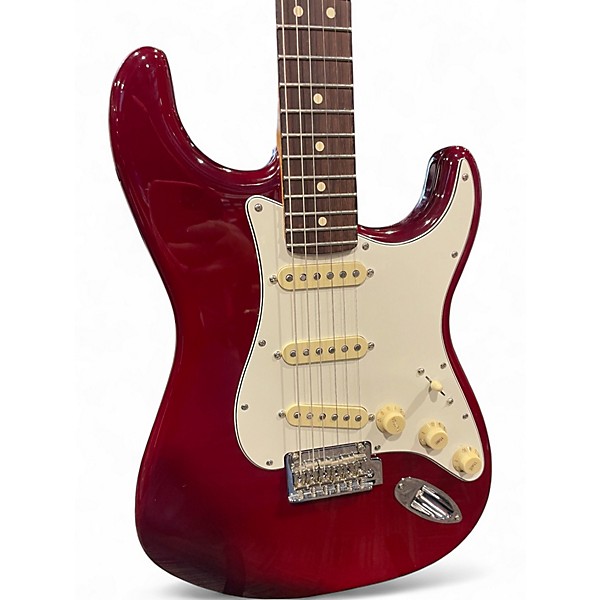 Used Fender Player II Chambered Stratocaster Transparent Cherry Burst Solid Body Electric Guitar