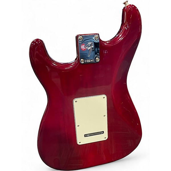 Used Fender Player II Chambered Stratocaster Transparent Cherry Burst Solid Body Electric Guitar