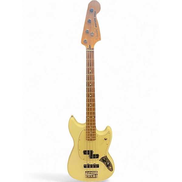 Used Fender Player Mustang Bass PJ Mint Green Electric Bass Guitar