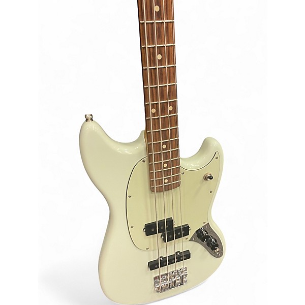 Used Fender Player Mustang Bass PJ Mint Green Electric Bass Guitar