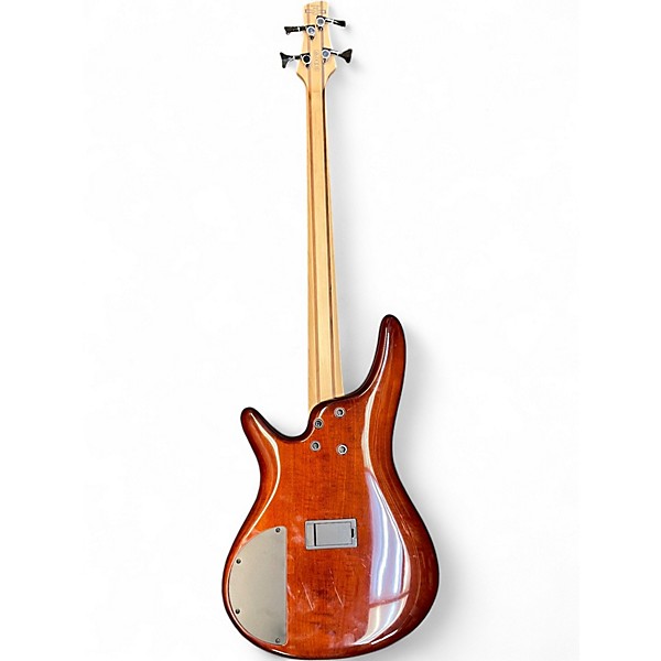 Used Ibanez SR370 Brown Electric Bass Guitar