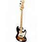 Used Squier Jazz Bass 2 Tone Sunburst Electric Bass Guitar thumbnail