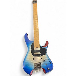 Used Ibanez QX54QM Blue Sphere Burst Solid Body Electric Guitar