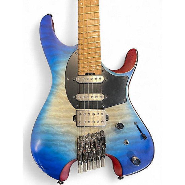 Used Ibanez QX54QM Blue Sphere Burst Solid Body Electric Guitar
