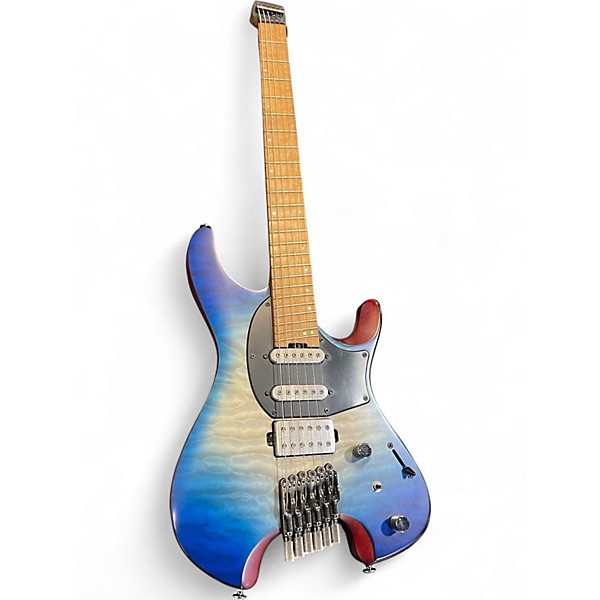 Used Ibanez QX54QM Blue Sphere Burst Solid Body Electric Guitar