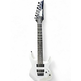 Used Ibanez Gio 7 String White Solid Body Electric Guitar