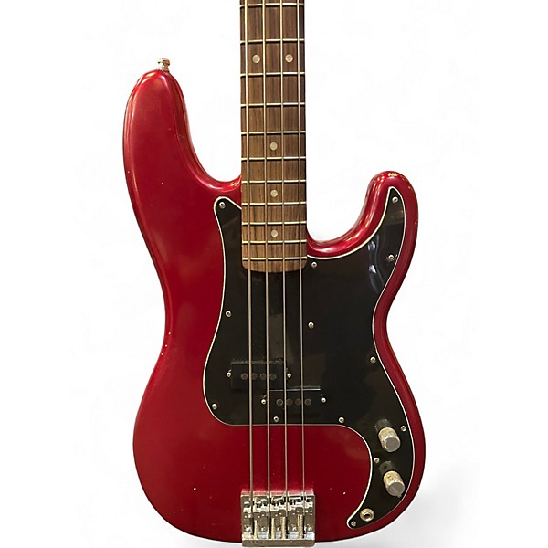 Used Fender Nate Mendel Precision Bass Candy Apple Red Electric Bass Guitar