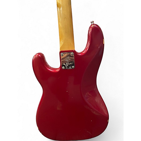 Used Fender Nate Mendel Precision Bass Candy Apple Red Electric Bass Guitar