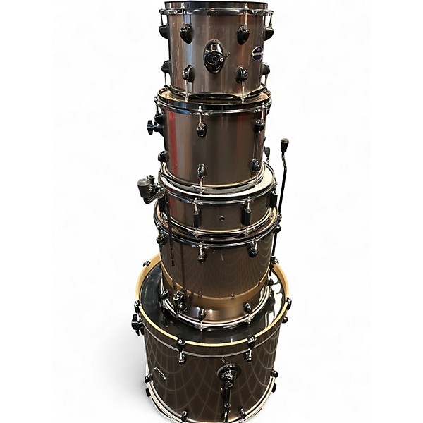 Used PDP by DW 5 Piece MAINSTAGE GOLD SPARKLE Drum Kit