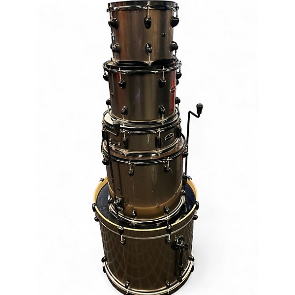 Used PDP by DW 5 Piece MAINSTAGE GOLD SPARKLE Drum Kit