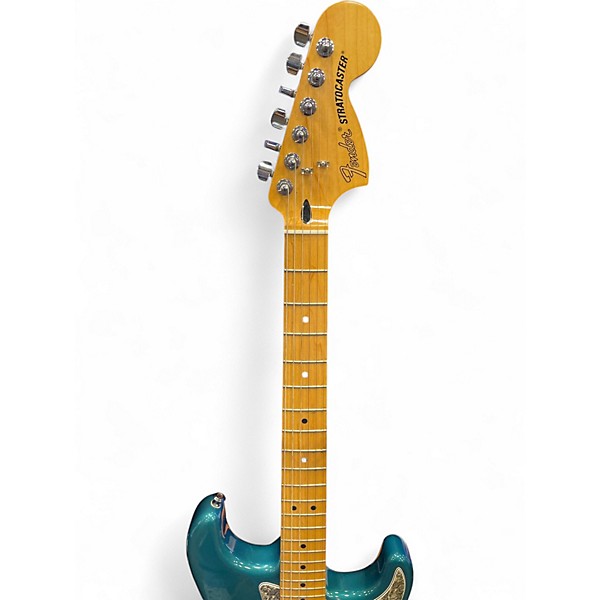 Used 2014 Fender Lone Star Stratocaster terquise Solid Body Electric Guitar