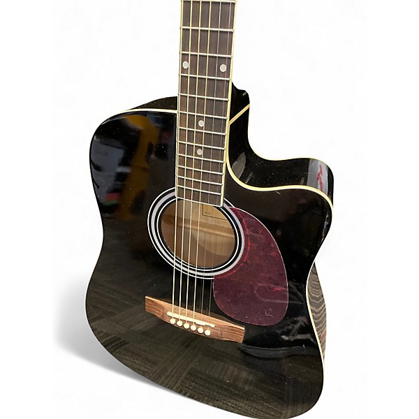 Used Spectrum O5LS10 Black Acoustic Electric Guitar