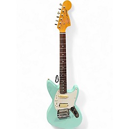 Used Fender Kurt Cobain Signature Made In Japan Jag-Stang AQUA Solid Body Electric Guitar