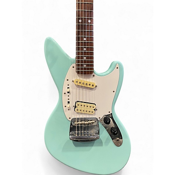 Used Fender Kurt Cobain Signature Made In Japan Jag-Stang AQUA Solid Body Electric Guitar