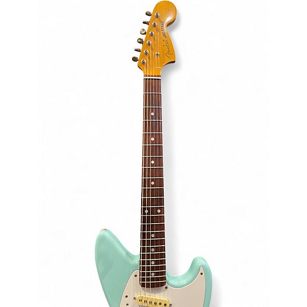 Used Fender Kurt Cobain Signature Made In Japan Jag-Stang AQUA Solid Body Electric Guitar