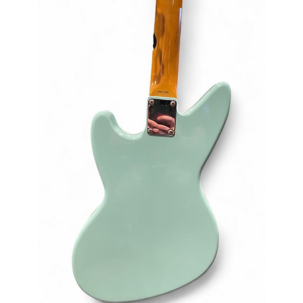 Used Fender Kurt Cobain Signature Made In Japan Jag-Stang AQUA Solid Body Electric Guitar