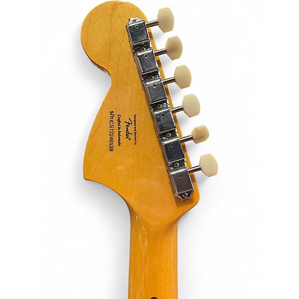 Used Squier Vintage Modified Mustang Sonic Blue Solid Body Electric Guitar