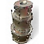 Used Ruether 3 Piece DRUM KIT WHITE Drum Kit