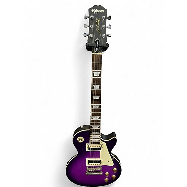 Used Epiphone Les Paul Classic Purple Solid Body Electric Guitar