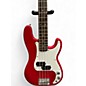 Used Squier Mini Precision Bass Dakota Red Electric Bass Guitar