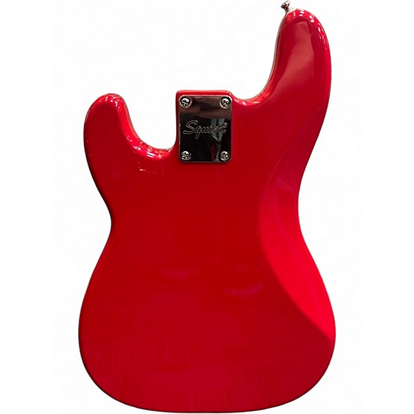 Used Squier Mini Precision Bass Dakota Red Electric Bass Guitar