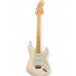Used Fender Classic Series '70s Stratocaster Olympic White Solid Body Electric Guitar
