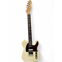 Used Fender Deluxe Telecaster Vintage White Solid Body Electric Guitar