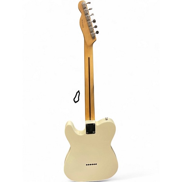 Used Fender Deluxe Telecaster Vintage White Solid Body Electric Guitar