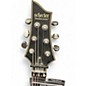 Used Schecter Guitar Research Damien Platinum 6 Floyd Rose Black Solid Body Electric Guitar