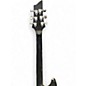 Used Schecter Guitar Research Damien Platinum 6 Floyd Rose Black Solid Body Electric Guitar