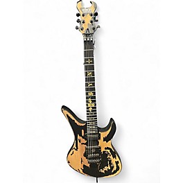 Used Schecter Guitar Research Synyster Gates Signature Custom S S Relic Worn Natural Solid Body Electric Guitar
