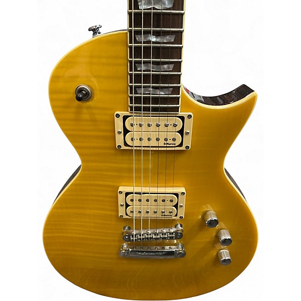 Used ESP LTD EC401VF Yellow Solid Body Electric Guitar