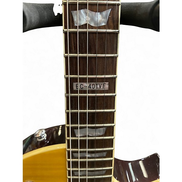 Used ESP LTD EC401VF Yellow Solid Body Electric Guitar