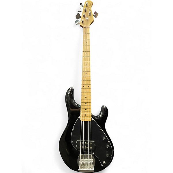 Used Sterling by Music Man Stingray 5 Sub Series Black Electric Bass Guitar