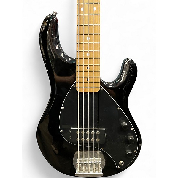 Used Sterling by Music Man Stingray 5 Sub Series Black Electric Bass Guitar