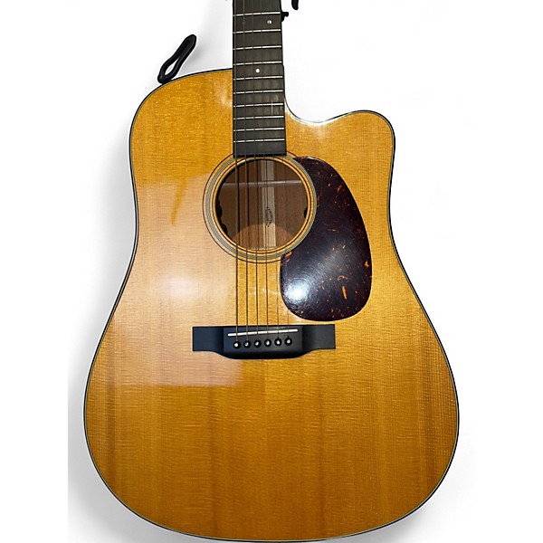 Used Martin DC-18E Natural Acoustic Electric Guitar