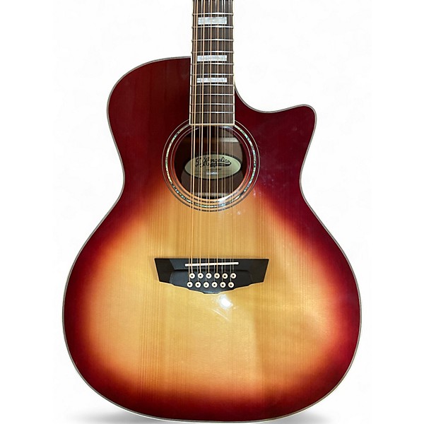 Used D’angelico Premier Fulton 12 String 2 Tone Sunburst 12 String Acoustic Electric Guitar